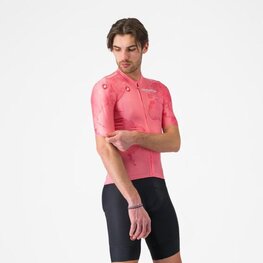 CASTELLI Kurzarm Fahrradtrikot - GIRO 108 COMPETIZIONE 3 - Rosa
