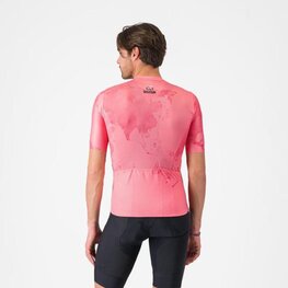 CASTELLI Kurzarm Fahrradtrikot - GIRO 108 COMPETIZIONE 3 - Rosa