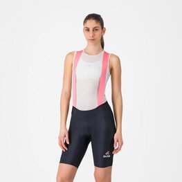 CASTELLI Kurze Fahrradhose mit Trägern - GIRO PRIMA 2 DT W - Schwarz