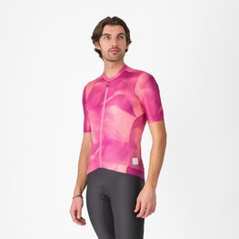 CASTELLI Kurzarm Fahrradtrikot - GIRO ESPRESSO - Rosa