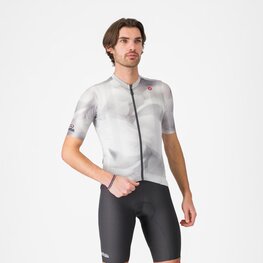CASTELLI Kurzarm Fahrradtrikot - GIRO ESPRESSO - Grau