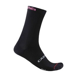 CASTELLI Klassische Fahrradsocken - GIRO LOGO 18 - Schwarz