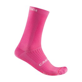 CASTELLI Klassische Fahrradsocken - GIRO LOGO 18 - Rosa