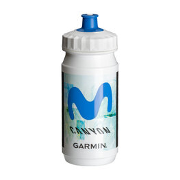 TACX Fahrrad-Wasserflasche - MOVISTAR 2026 - Weiß/Hellblau