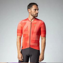 ALÉ Kurzarm Fahrradtrikot - PR-E SYNERGY - Rot