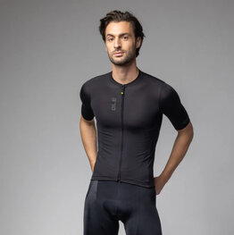 ALÉ Kurzarm Fahrradtrikot - COLOR BLOCK PRAGMA - Schwarz