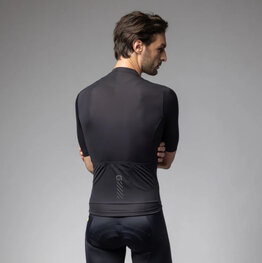 ALÉ Kurzarm Fahrradtrikot - COLOR BLOCK PRAGMA - Schwarz