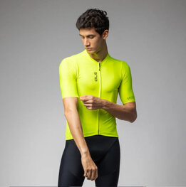 ALÉ Kurzarm Fahrradtrikot - PRAGMA COLOR BLOCK - Gelb
