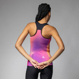 ALÉ Ärmelloses Fahrradtrikot - AURORA PRAGMA - Rosa/Lila