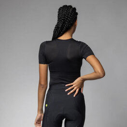 ALÉ Kurzarm Fahrrad-Shirt - VELO ACTIVE INTIMO - Schwarz