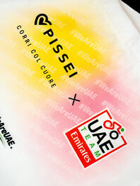 PISSEI Fahrradtasche - UAE TEAM EMIRATES - GIRO + TOUR 24 - Weiß/Rosa/Gelb