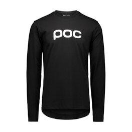 POC Langarm Fahrrad-Shirt - TEE LS - Schwarz