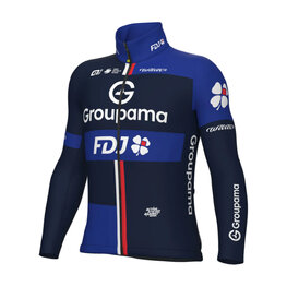 ALÉ Fahrrad-Thermojacke - GROUPAMA FDJ 2025 WINTER - Blau