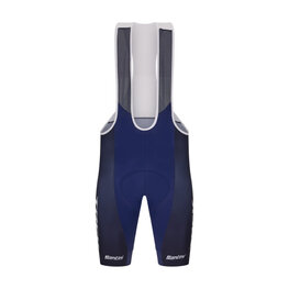 SANTINI Kurze Fahrradhose mit Trägern - TREK FACTORY RACING 2025 - Blau