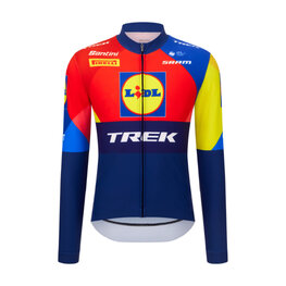 SANTINI Langarm Fahrradtrikot für den Winter - LIDL TREK 2025 - mehrfarbig