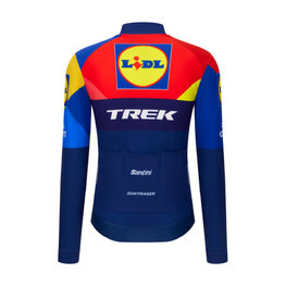 SANTINI Langarm Fahrradtrikot für den Winter - LIDL TREK 2025 - mehrfarbig