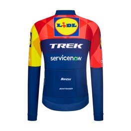 SANTINI Langarm Fahrradtrikot für den Sommer - LIDL TREK - LONG-SLEEVE JERSEY