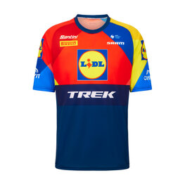 SANTINI Kurzarm Fahrradtrikot - LIDL TREK 2025 - mehrfarbig