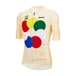 SANTINI Kurzarm Fahrradtrikot - TDF GRAND DÉPART - mehrfarbig