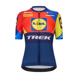 SANTINI Kurzarm Fahrradtrikot - LIDL TREK 2025 - mehrfarbig