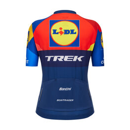 SANTINI Kurzarm Fahrradtrikot - LIDL TREK 2025 - mehrfarbig