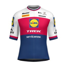 SANTINI Kurzarm Fahrradtrikot - LIDL TREK - JERSEY