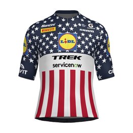 SANTINI Kurzarm Fahrradtrikot - LIDL TREK - JERSEY