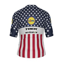 SANTINI Kurzarm Fahrradtrikot - LIDL TREK - JERSEY