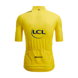SANTINI Kurzarm Fahrradtrikot - TOUR DE FRANCE - YELLOW JERSEY - Gelb