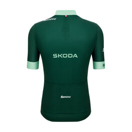 SANTINI Kurzarm Fahrradtrikot - TOUR DE FRANCE - GREEN JERSEY - Grün