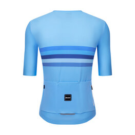 SANTINI Kurzarm Fahrradtrikot - UCI WORLD CHAMPION BELGIUM - Blau