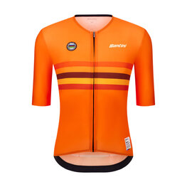 SANTINI Kurzarm Fahrradtrikot - UCI WORLD CHAMPION NETHERLANDS - Orange