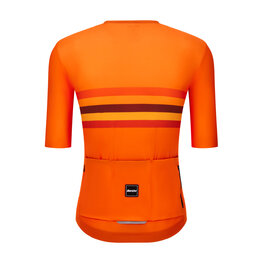SANTINI Kurzarm Fahrradtrikot - UCI WORLD CHAMPION NETHERLANDS - Orange