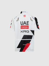 PISSEI Kurzarm Fahrradtrikot - UAE TEAM EMIRATES - XRG 2026 REPLICA JUNIOR - Weiß/Schwarz/Rot