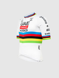 PISSEI Kurzarm Fahrradtrikot - TADEJ POGACAR WORLD CHAMP REPLICA - Weiß