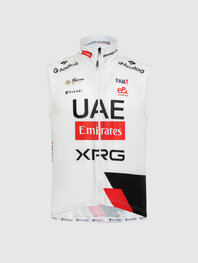 PISSEI Fahrradweste - UAE TEAM EMIRATES 2026 REPLICA - Weiß/Rot/Schwarz