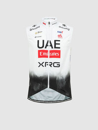 PISSEI Fahrradweste - UAE TEAM EMIRATES 2025 - Weiß/Schwarz