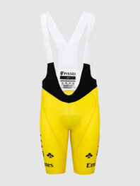PISSEI Kurze Fahrradhose mit Trägern - UAE TEAM EMIRATES 2024 REPLICA SANREMO - TDF 24 - Gelb