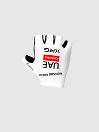 PISSEI Fingerlose Fahrradhandschuhe - UAE TEAM EMIRATES XRG 2025 - Weiß/Schwarz