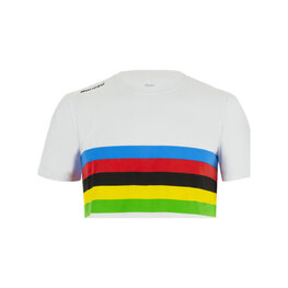 SANTINI Kurzarm Fahrrad-Shirt - UCI OFFICIAL WORLD CHAMPION - mehrfarbig