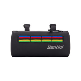 SANTINI Fahrradtasche - UCI WORLD CHAMPION HANDLEBAG - Schwarz