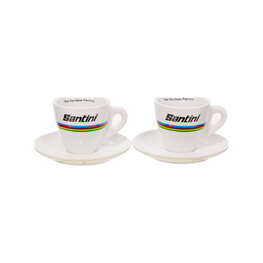 SANTINI Tassen - UCI WORLD CHAMPION ESPRESSO CUPS - mehrfarbig