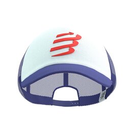 COMPRESSPORT Fahrradmütze - TRUCKER CUP - Blau/Weiß