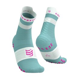 COMPRESSPORT Klassische Fahrradsocken - PRO RACING SOCKS V4.0 RUN - Türkis
