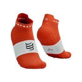 COMPRESSPORT Knöchelhohe Fahrradsocken - PRO RACING SOCKS V4.0 RUN - Rot
