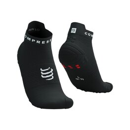 COMPRESSPORT Knöchelhohe Fahrradsocken - PRO RACING SOCKS V4.0 RUN - Schwarz
