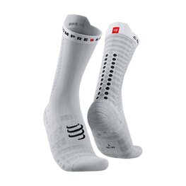 COMPRESSPORT Klassische Fahrradsocken - PRO RACING SOCKS V4.0 ULTRALIGHT BIKE - Grau