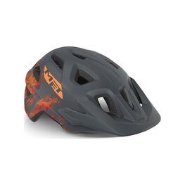 MET Fahrradhelm - ELDAR - Grau/Orange