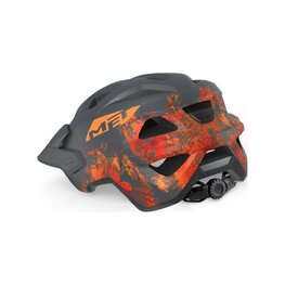 MET Fahrradhelm - ELDAR - Grau/Orange
