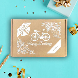 Geschenkverpackung zum Geburtstag